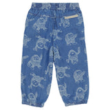 Stella McCartney Blue Joggers Denim With Multi Monster Printed