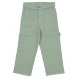 Stella McCartney Green Jeans With Brand Name Label