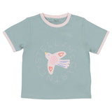 Stella McCartney Grey T-Shirt With Brand Name Print