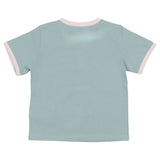 Stella McCartney Grey T-Shirt With Brand Name Print