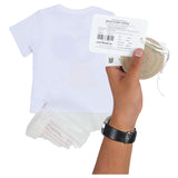 Stella McCartney White T-Shirt With Earth And Sun Print