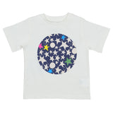 Stella McCartney White T-Shirt With Stars Print
