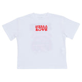 Stella McCartney White T-Shirt With Love You All Around Prt