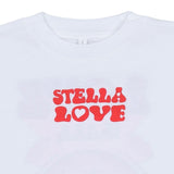Stella McCartney White T-Shirt With Love You All Around Prt