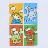 Stella McCartney White T-Shirt With Mountains Print