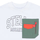 Stella McCartney White T-Shirt With Brand Name Print