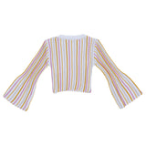 Stella McCartney Multi Crop Top Knitted With Multi Stripes