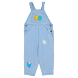 Stella McCartney Blue Dungaree With Earth And Sun Print