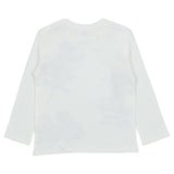 Mayoral White T-Shirt With Wolf Skating Printed