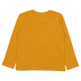 Mayoral Mustard T-Shirt With Tractor Print