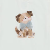 Mayoral White Dress With Animal Print Print