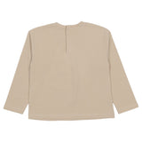 Mayoral Beige T-Shirt With Girl And Animal