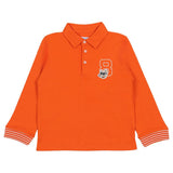 Mayoral Orange Polo T-Shirt With Animal Face
