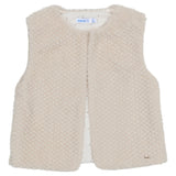 Mayoral Off White Shrug With Furr