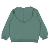 Mayoral Green Sweatshirt Hooded With Bus Print Print