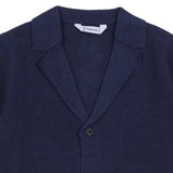 Mayoral Navy Jacket Knitted With Brand Logo