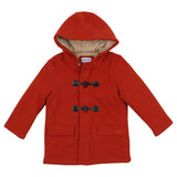 Mayoral Orange Coat Hooded With Brand Name