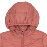 Mayoral Peach Jacket With Hooded Heart Patch Emb