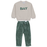 Mayoral Multicolor Sweatshirt With Velvet Pant Boy