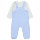 Mayoral Multicolor Footie With Hat Animal Print Lowers