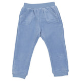 Mayoral Blue Tracksuit Velvet With Hat Lowers