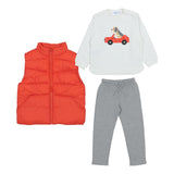 Mayoral Multicolor Jacket With Sweatshirt And Leggings