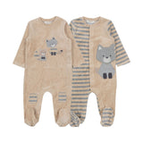 Mayoral Multicolor Footie Velvet 2Pcs Set With Legging