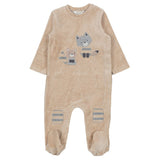 Mayoral Multicolor Footie Velvet 2Pcs Set With Legging