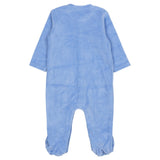 Mayoral Blue Footie Velvet 2Pcs Set With