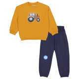 Mayoral Multicolor Sweatshirt With Lower Tracket Emb