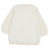 Mayoral White Dress With Furr Bag