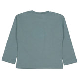 Mayoral Blue T-Shirt With Girl Rubber Print