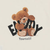 Mayoral Off White T-Shirt With Teddy Print