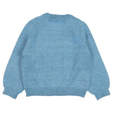 Mayoral Blue Pullover With Flower Emb
