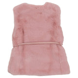 Mayoral Pink Jacket Furr With Belt