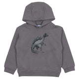 Mayoral Grey Sweatshirt Hooded With Dinosaur