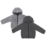 Mayoral Dark Grey Jacket Hooded Reversible