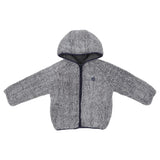 Mayoral Dark Grey Jacket Hooded Reversible