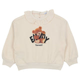 Mayoral Off White Sweatshirt With Teddy Print