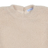 Mayoral Beige Sweatshirt Crop With Furr