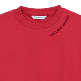 Mayoral Maroon Sweatshirt Crop With Cats Print