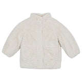 Mayoral White Jacket With Furr