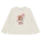 Mayoral White T-Shirt With 2 Leggings Girl