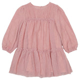 Mayoral Peach Dress With Heart Emb