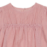 Mayoral Peach Dress With Heart Emb