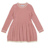 Mayoral Peach Dress Knitted With Pattern
