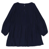 Mayoral Navy Dress Pleated