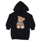 Mayoral Black Dress Hooded With Teddy Rubber