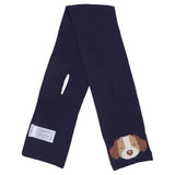 Mayoral Navy Hat And Scarf Knitted With Animal