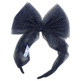 Mayoral Navy Hairband With Gliter Dots